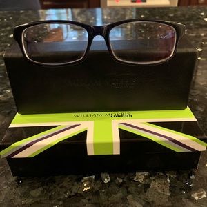 William Morris London Black Glasses Frames